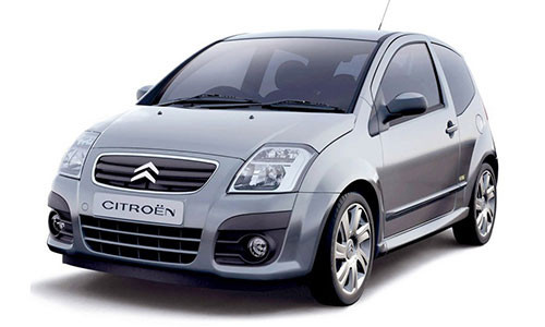 CITROEN C2 AUTO GUMMIMATTEN (2004-2010)